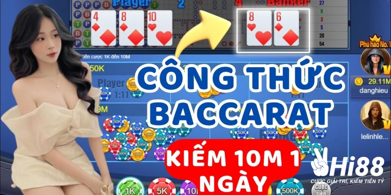 Một Vài Công Thức Đánh Baccarat Ăn Sạch Tiền Của Nhà Cái cach choi theo cau bet