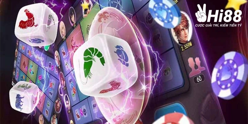 Bầu Cua Online Hi88 Game Dân Gian Đổi Thưởng Hot Nhất 2024 Nuôi quân và gấp thếp tiền cược khi chơi lắc bầu cua online